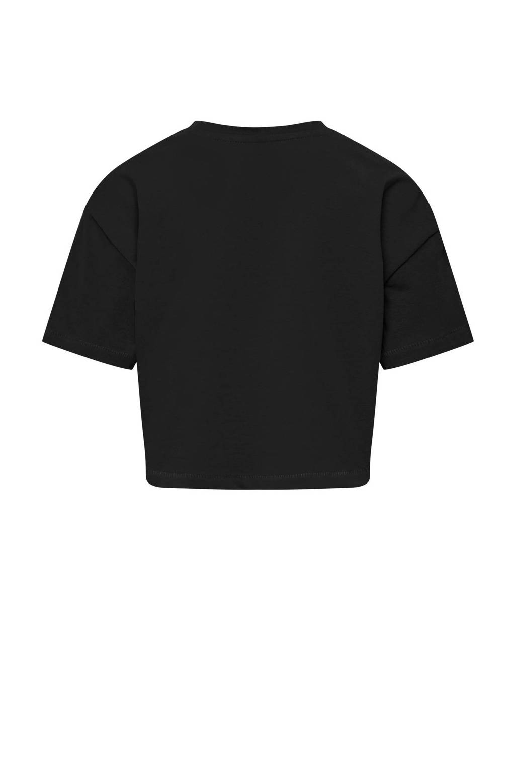 ONLY T-shirt KOGOLIVIA met tekst zwart
