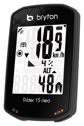 BRYTON Compteur GPS Rider 15 NEO E (sans capteur) - Produit Reconditionné