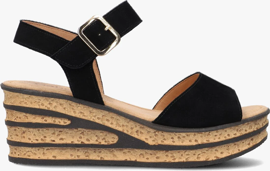 GABOR zwarte gabor sandalen 651