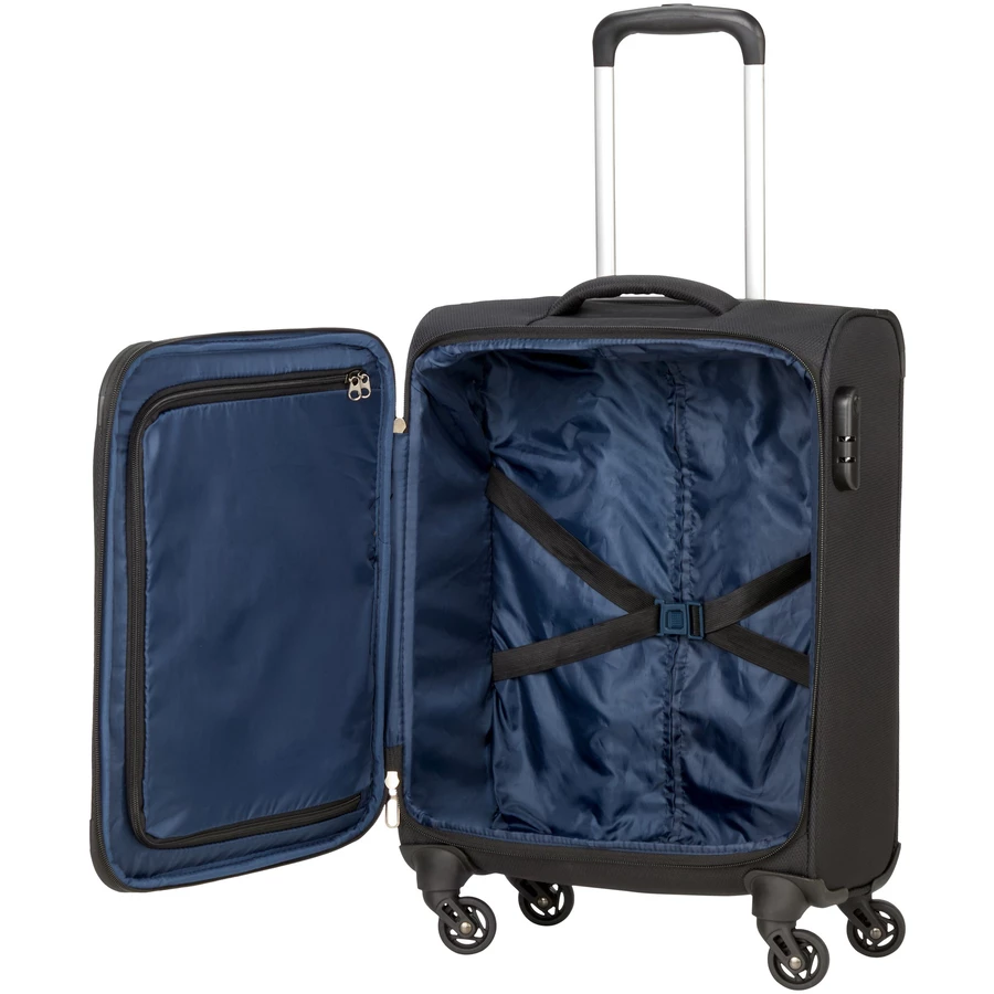 paklite Valencia - 4-Rollen-Trolley S 55 cm black