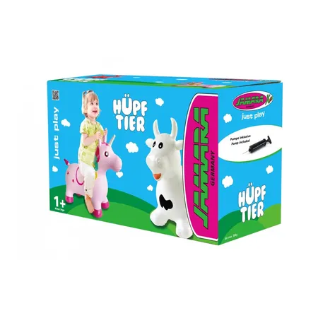 Jamara Hüpftier Drache grün mit Pumpe