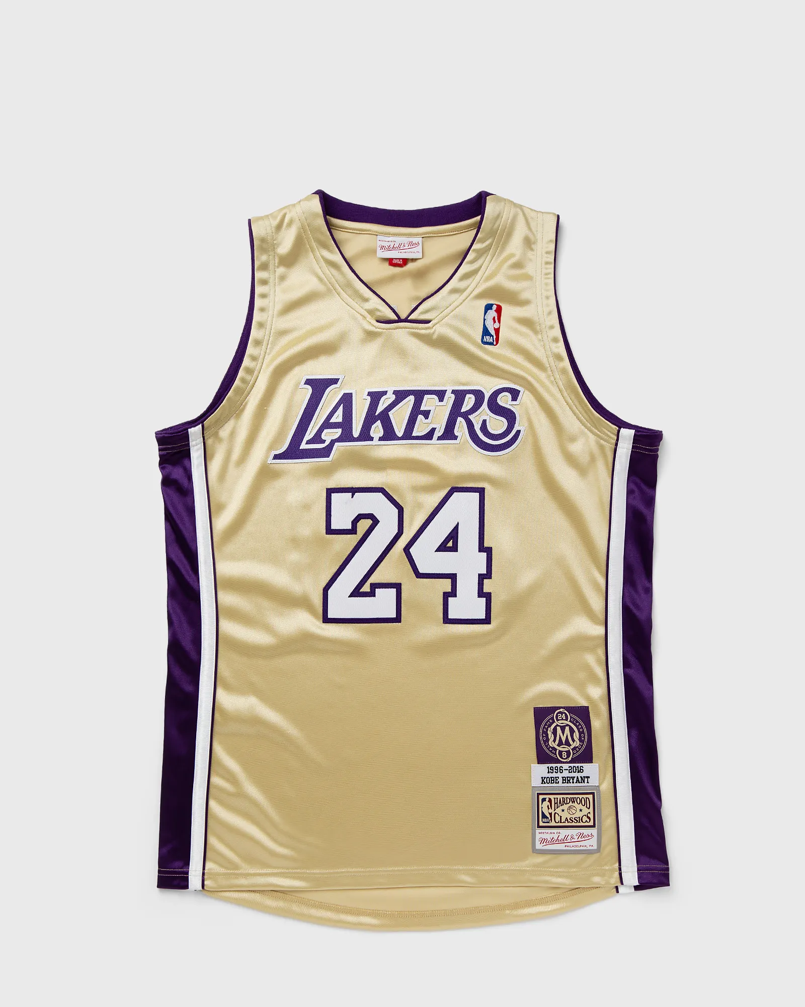 Mitchell & Ness NBA AUTHENTIC JERSEY LOS ANGELES LAKERS HALL OF FAME 1996-2016 KOBE BRYANT #24