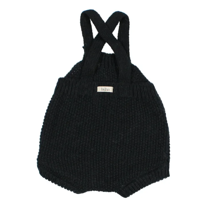 Búho Barboteuse Maille | Bleu nuit