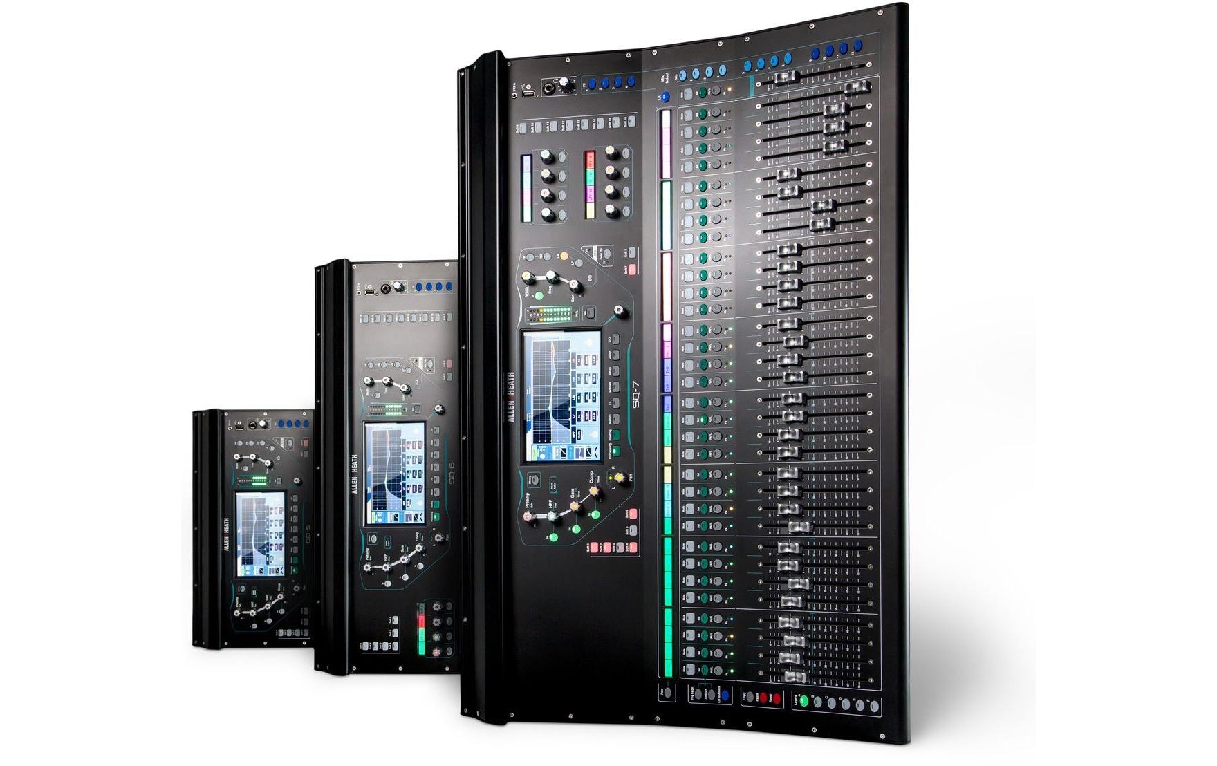 Mischpult SQ-5<br>Digitaler Mixer mit 48 Kanälen und 36 Bussen