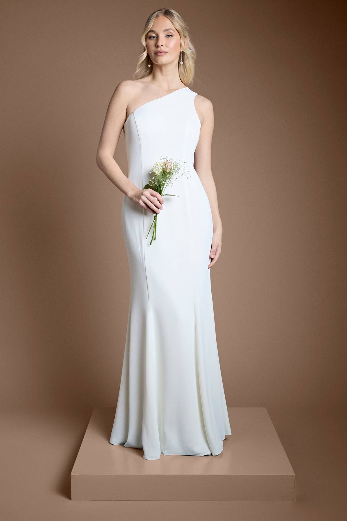 Oasis Robe de Mariée à Une Épaule