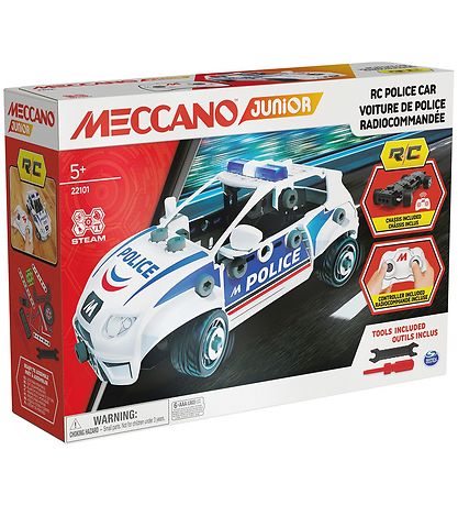 Meccano Bygges?t - Fjernstyret - Police Car