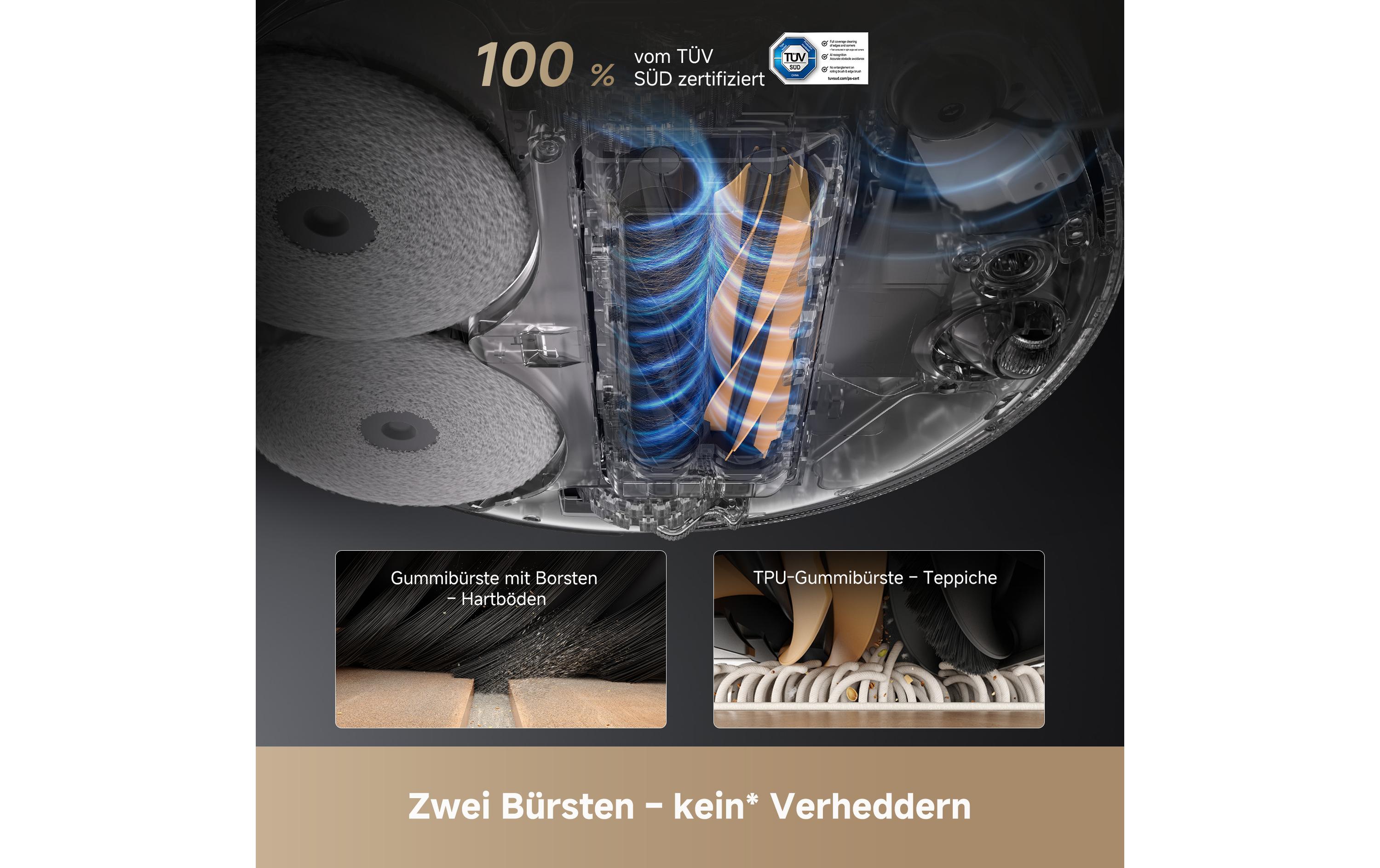 Saug- und Wischroboter L50 Pro Ultra Weiss<br>Roboterstaubsauger mit Basisstation
