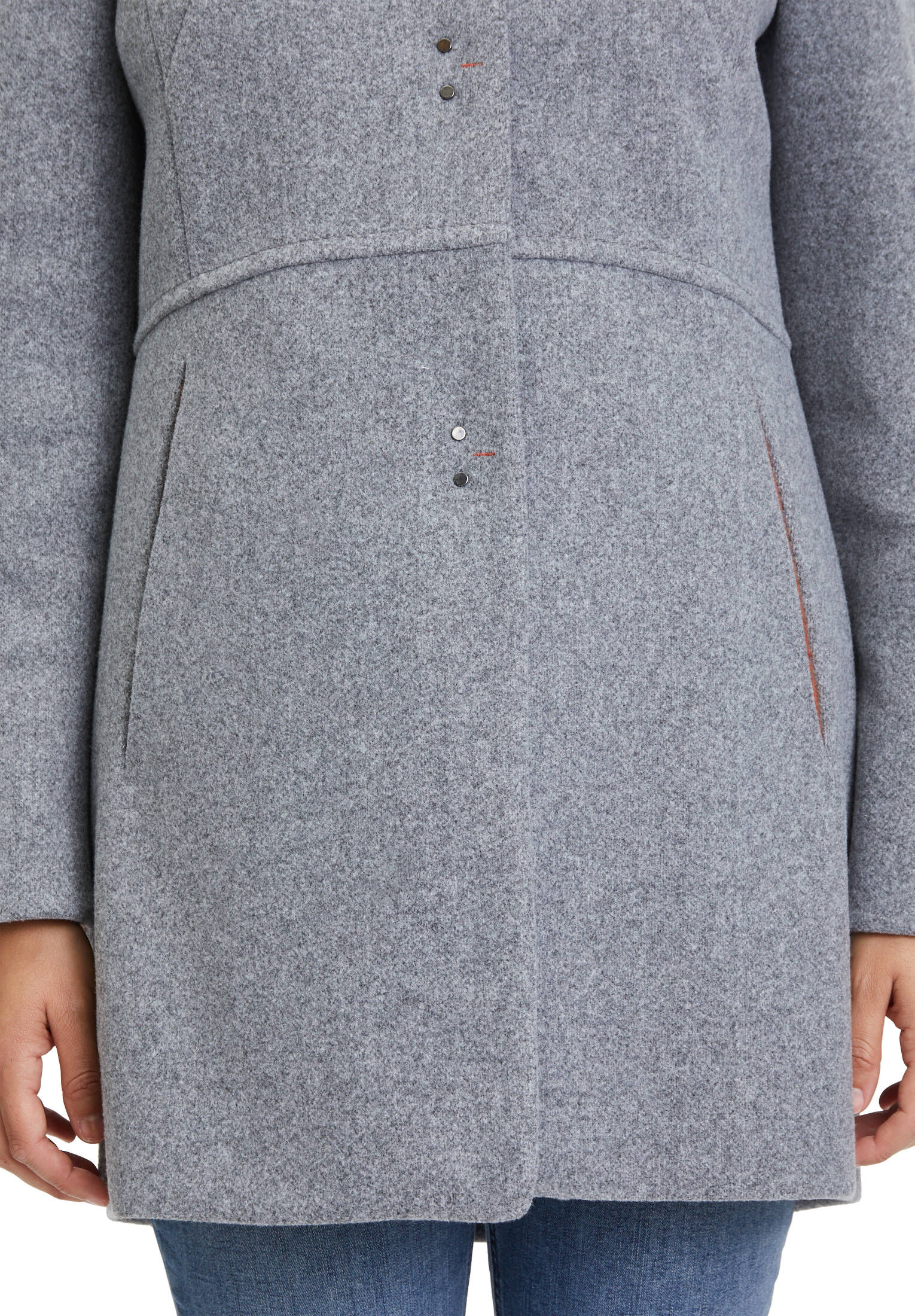 Amber & June| Damen Winterjacke mit abnehmbarer Kapuze