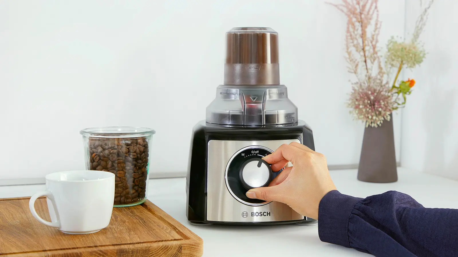 MCM3501M--B Food processor MultiTalent 3 800 W Zwart, RVS
