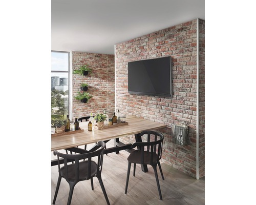 Wandpaneel 3D Rebel of Styles UltraLight Brick Loft wit 50x120 cm