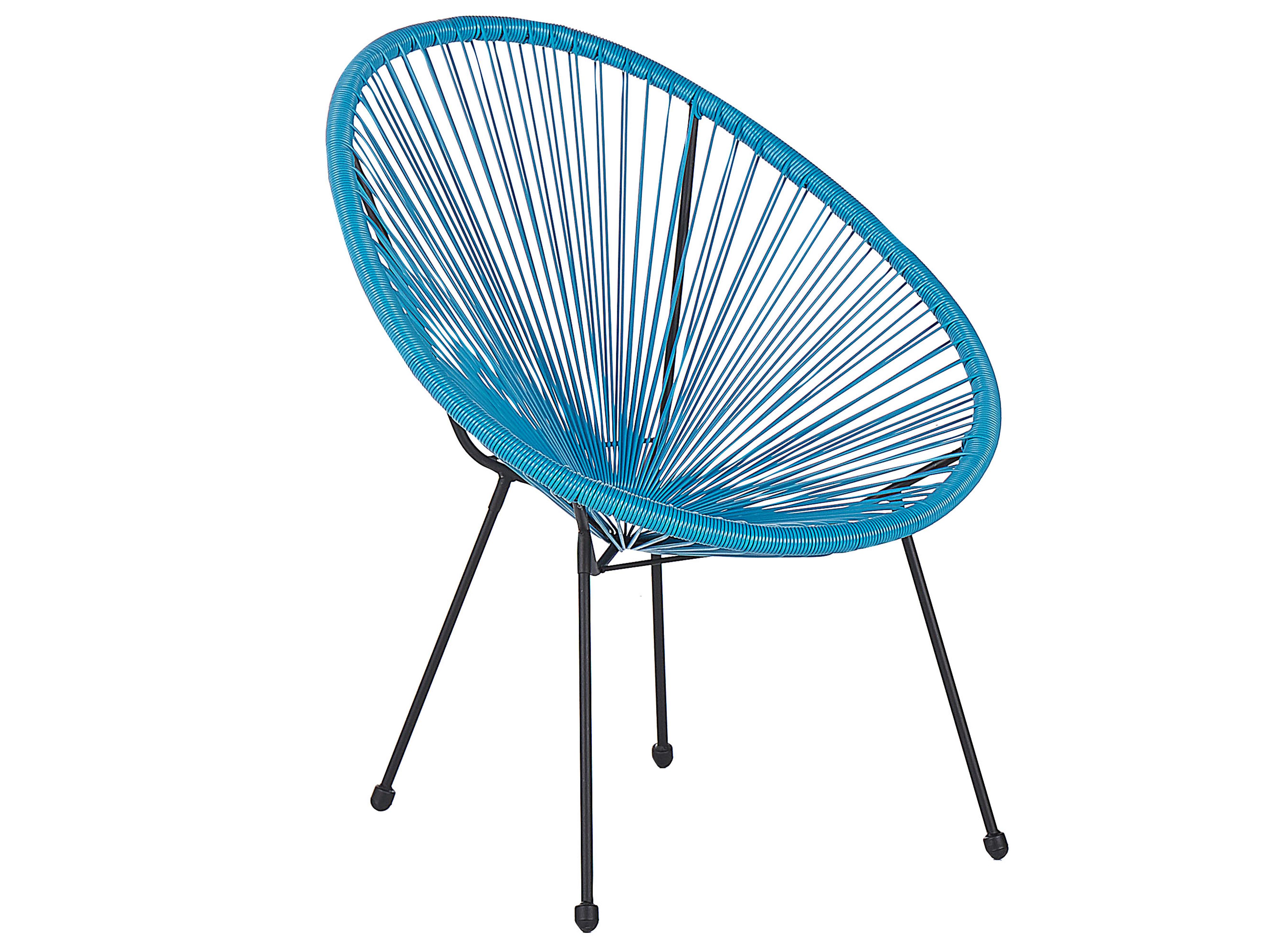 Bistroset ACAPULCO II PE rotan Blauw