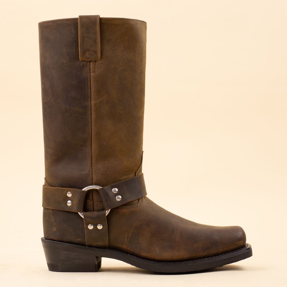 Old West MB2060 bikerboots hoog bruin