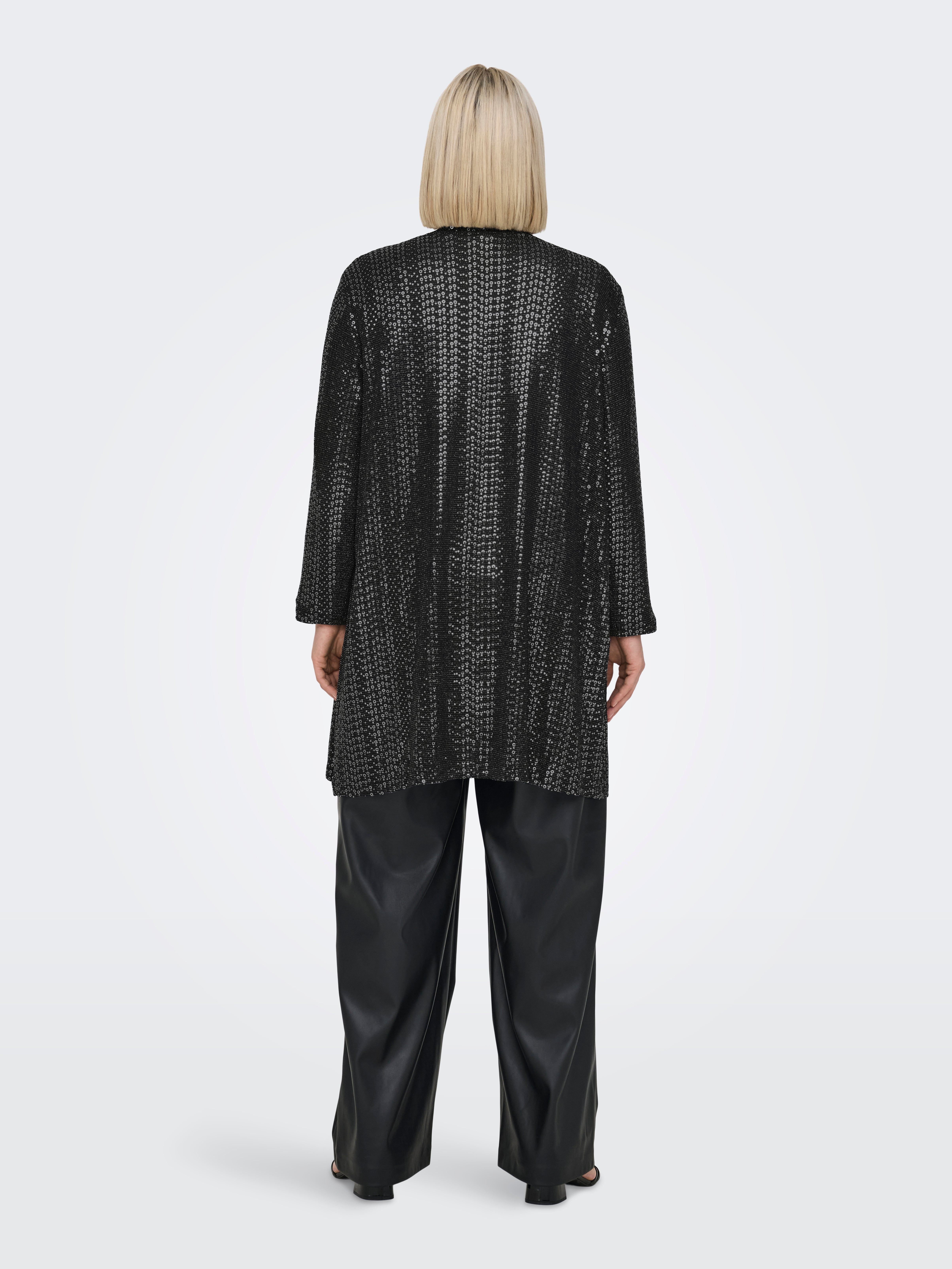 CARLOLINA Strickjacke Black