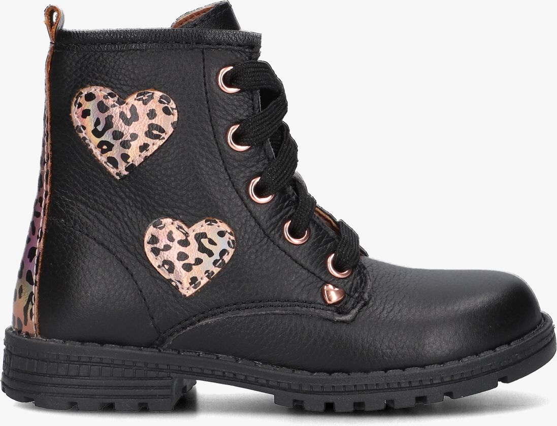 TON & TON zwarte ton & ton veterboots hedvig