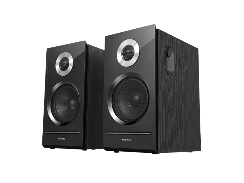 Microlab SOLO 15 - Højttalere - boghylde - 80 Watt (Total) - 2-vejs - sort