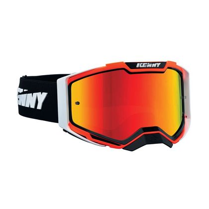 Masque cross Kenny VENTURY - PHASE 2 - ORANGE BLACK 2023 - Orange / Noir