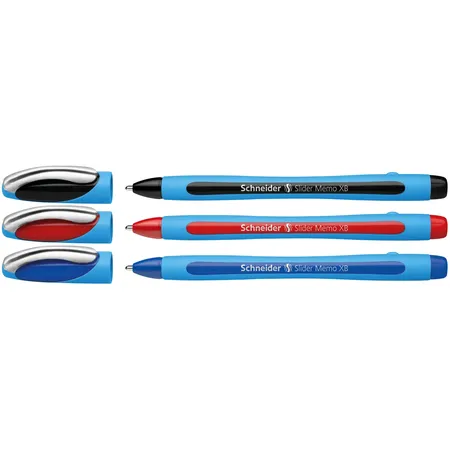 Schneider Kugelschreiber Slider Memo XB, 3er-Etui
