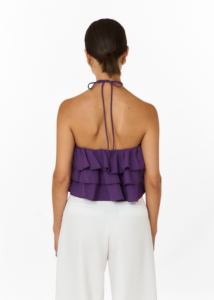 Mia halter top paars
