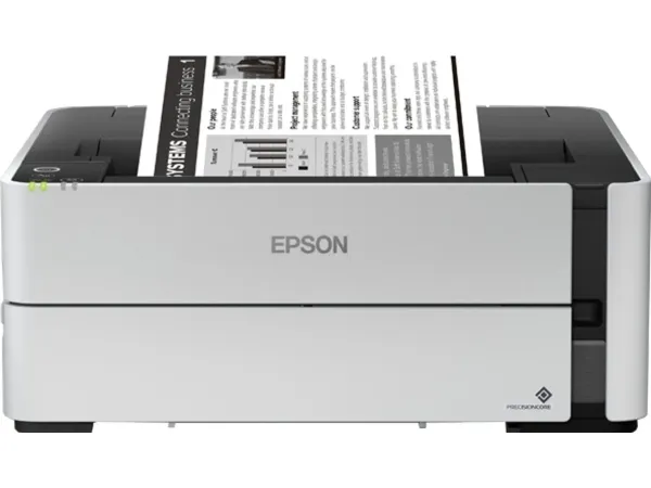 Epson EcoTank M1170 - Printer - S/H - Duplex - blækprinter - kan genopfyldes - A4/Legal - 1200 x 2400 dpi - op til 20 spm - kapacitet: 250 ark - USB 2.0, LAN, Wi-Fi