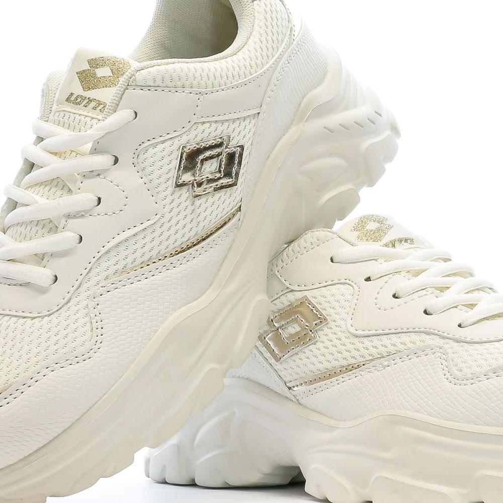 Lotto Baskets Beige Femme Lotto Twenty 7