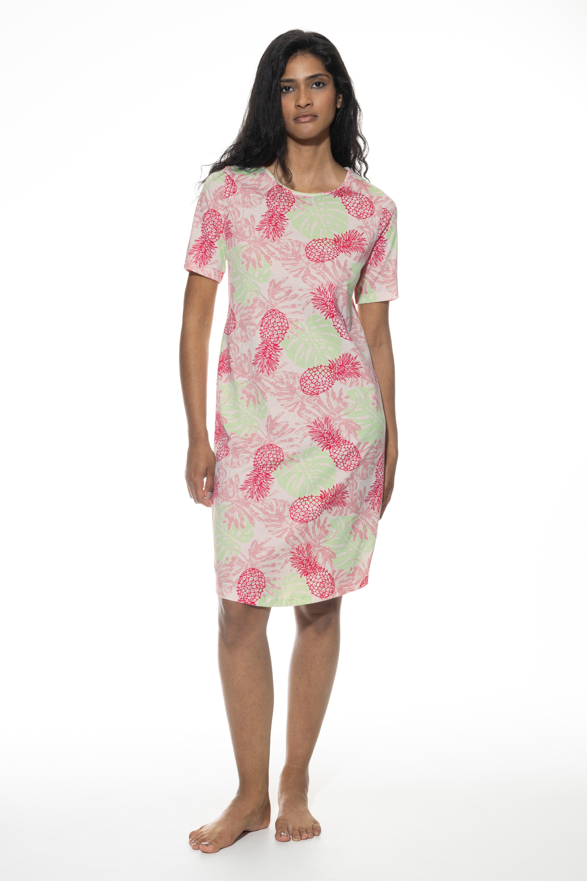 Nachthemd kurzarm<br>Serie Pink Pineapple