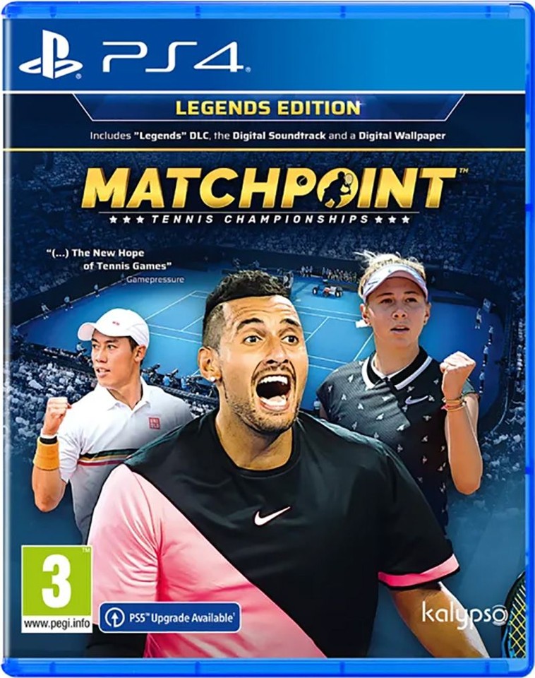 Matchpoint: Tennis Championships (Legends Edition)- PlayStation 4