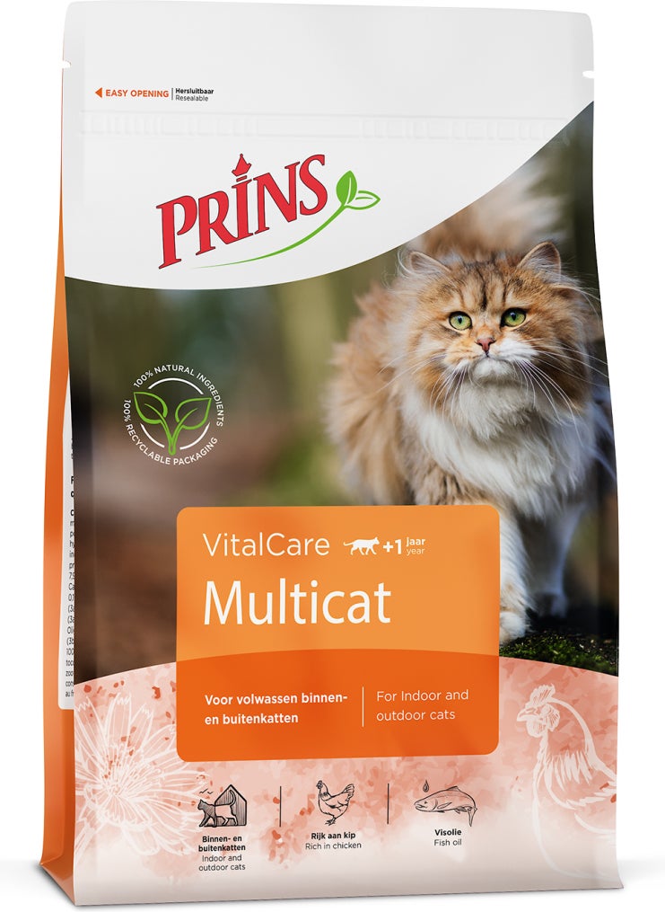 Prins kattenvoer VitalCare multicat adult 4 kg
