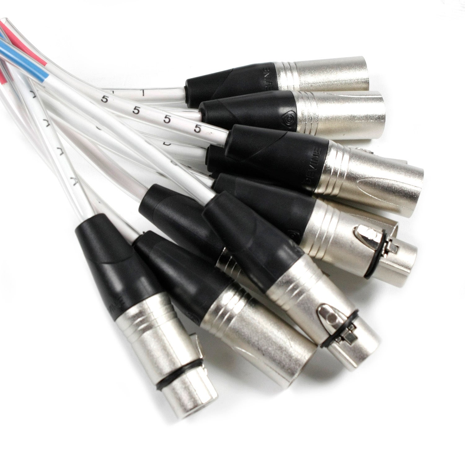 Devine SNC-10-6-4 Stagesnake XLR multikabel 6-weg 10 meter