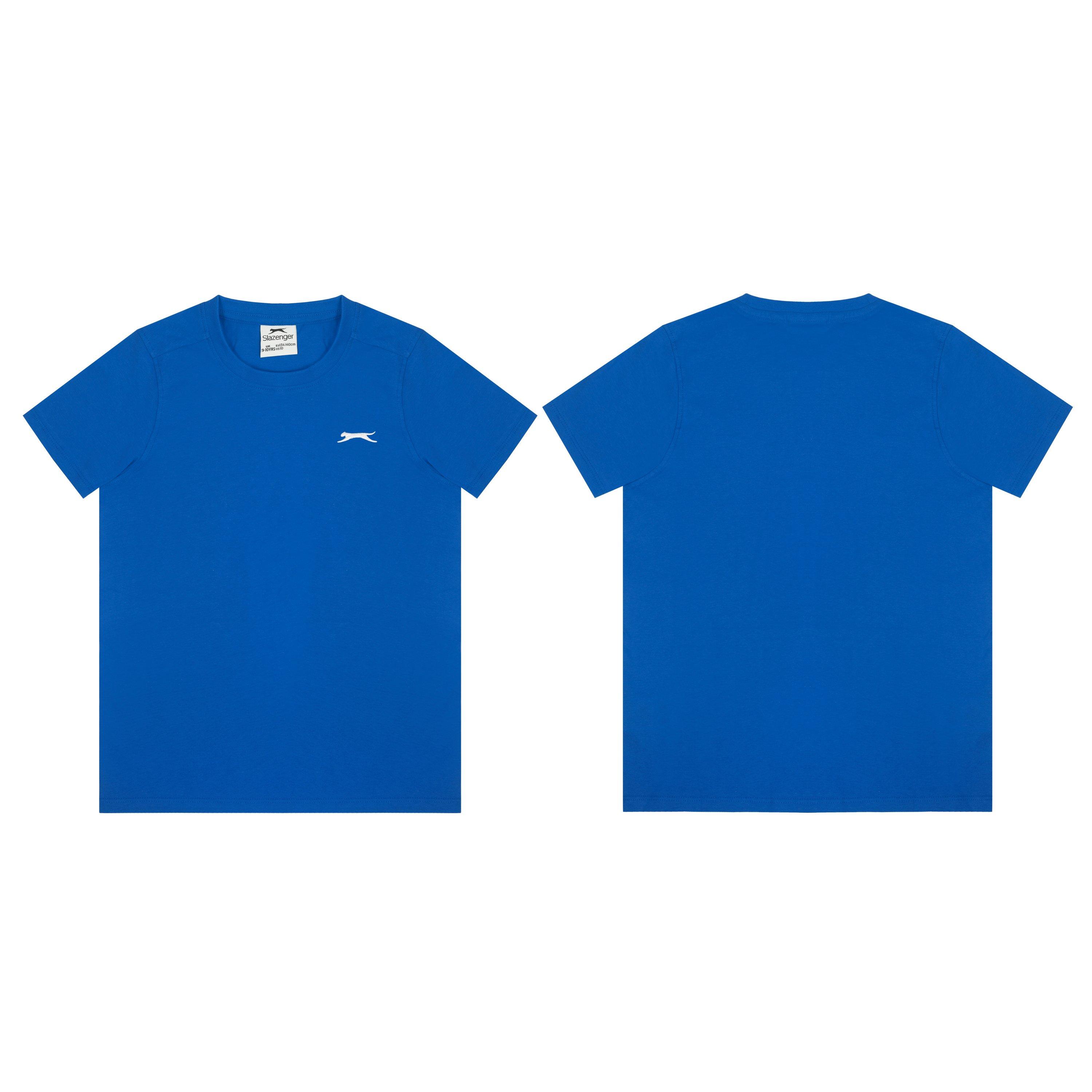 Slazenger Junior Boys Plain Tee shirt