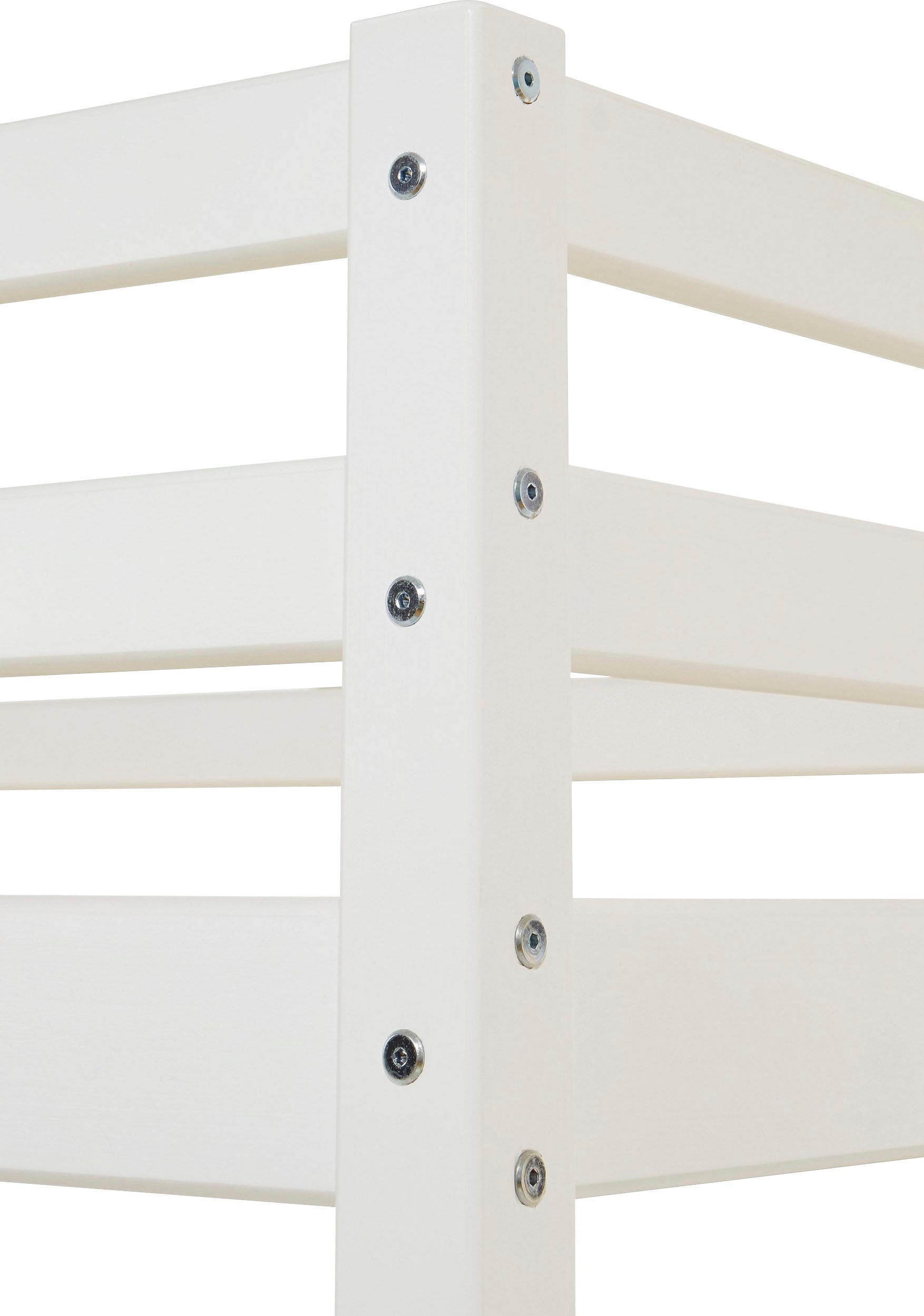 Hoppekids Hochbett »«Winter Wonderland»« Set,  70x160, umbaubar mit Vorhang-Set Winter