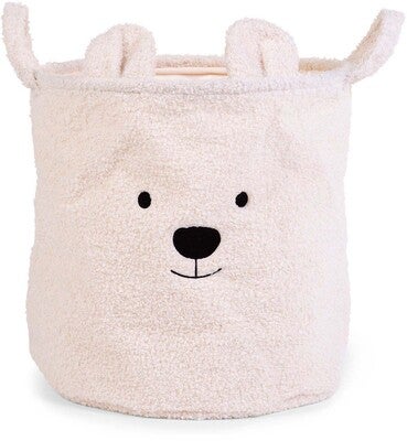 Childhome Teddy Oppbevaringskurv Stor, Off White