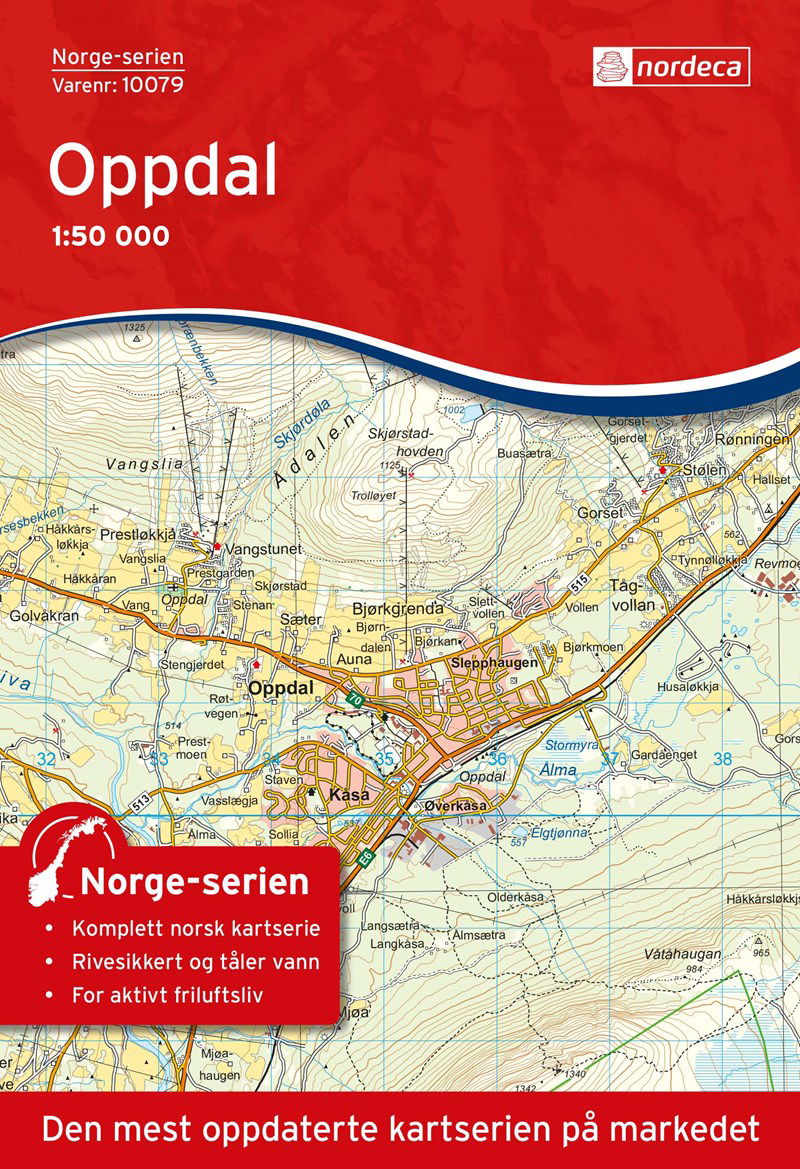 Nordeca Kart Norge-serien 1:50 000