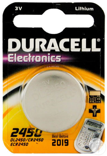 Duracell Lithium DL2450/CR2450 Batterie De Poche 24x50mm 1 Pièce
