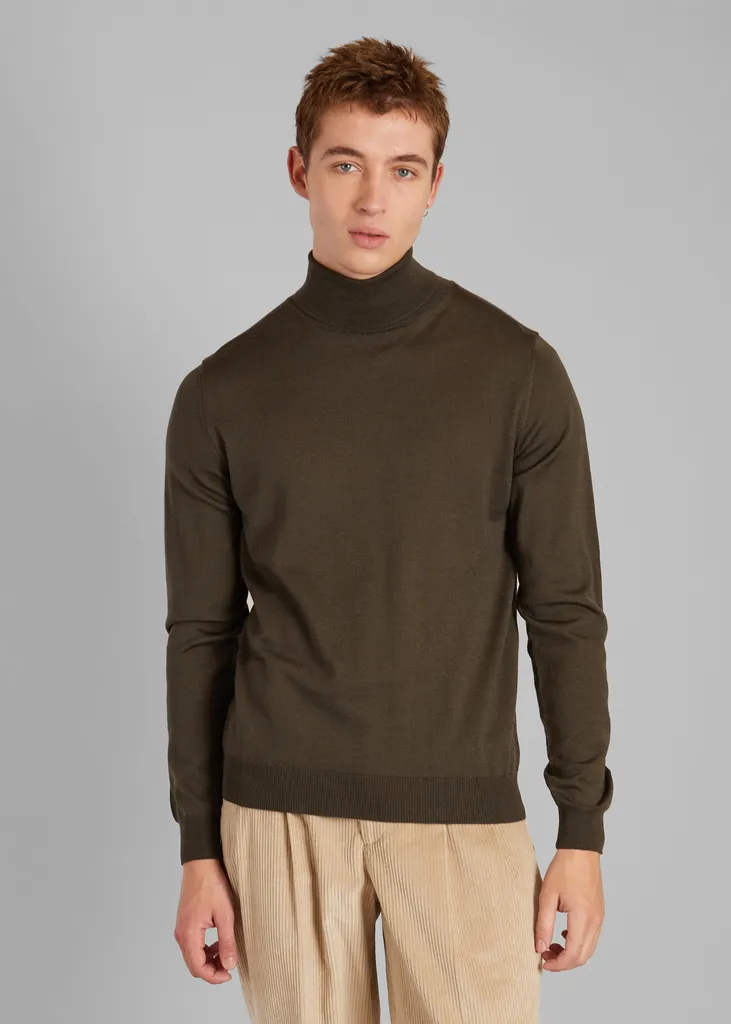 Pull col roulé en laine mérinos L'Exception Paris