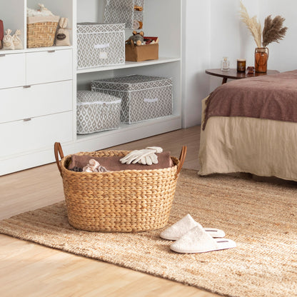 Panier de rangement avec anses Belize XL naturel