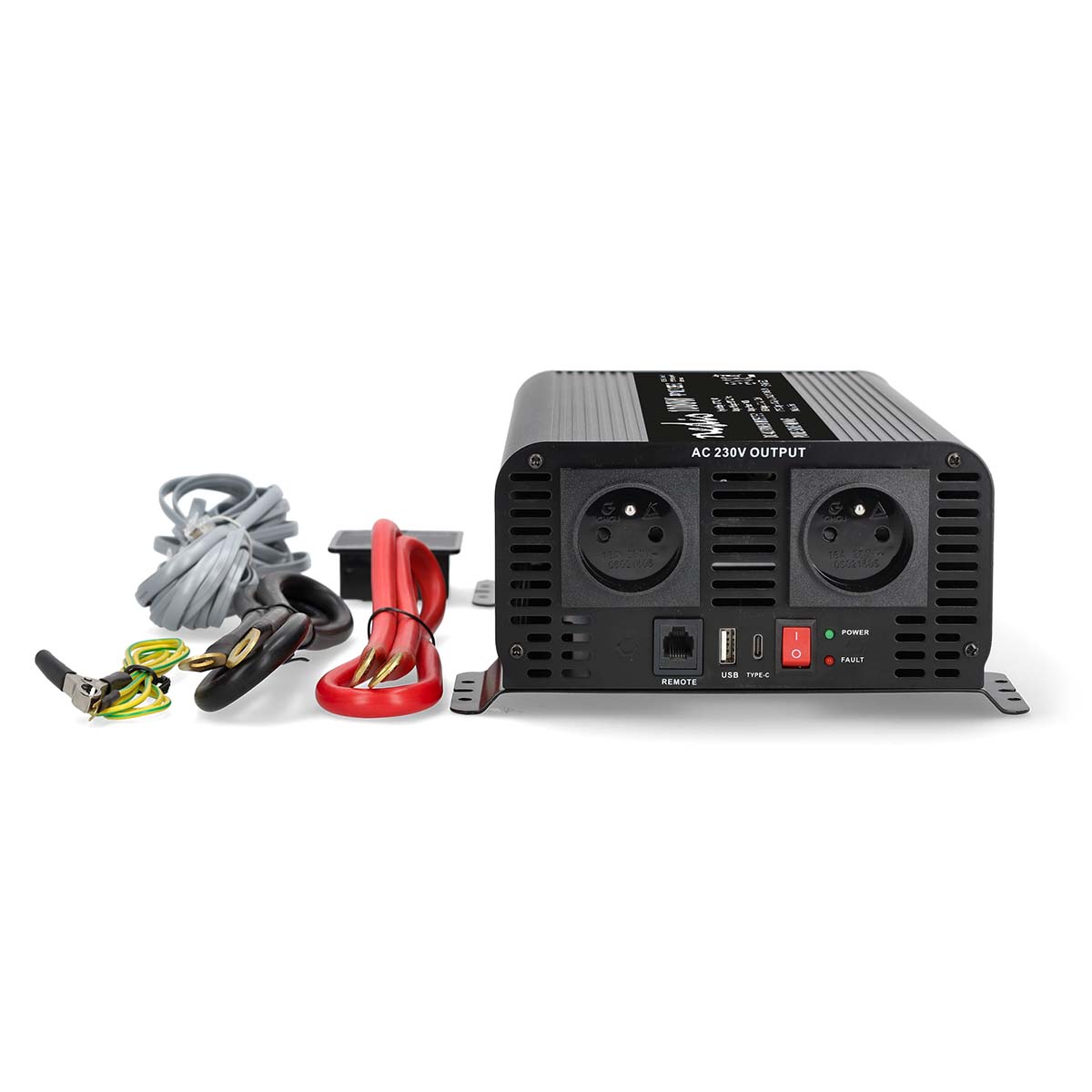 Nedis 12-230 volt Pure sinusgolf omvormer - 1000 watt