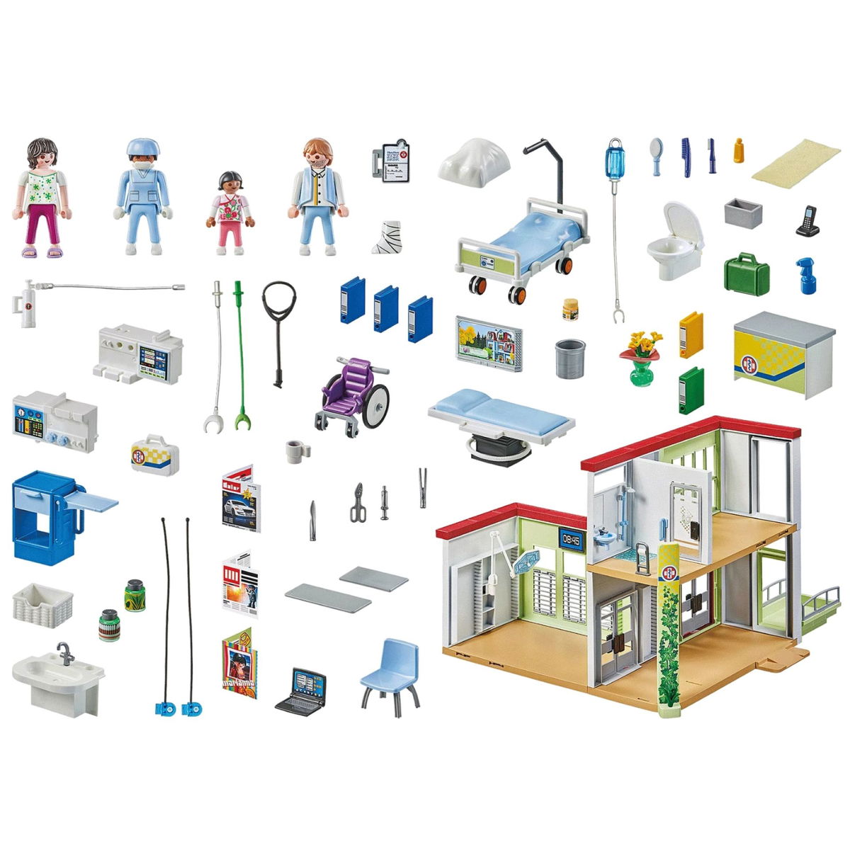 PLAYMOBILPLAYMOBIL   Action Heroes 71615 Modernes Krankenhaus