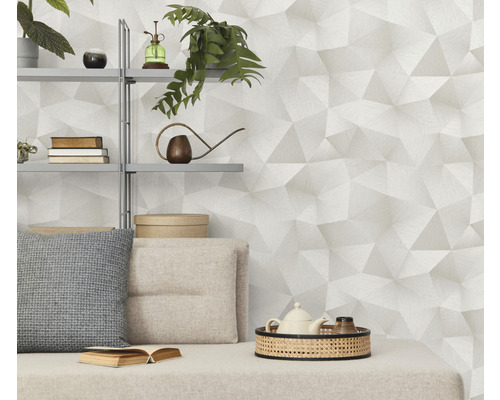 Vliesbehang 10216-31 GMK Fashion for Walls 3 Grafisch lichtgrijs