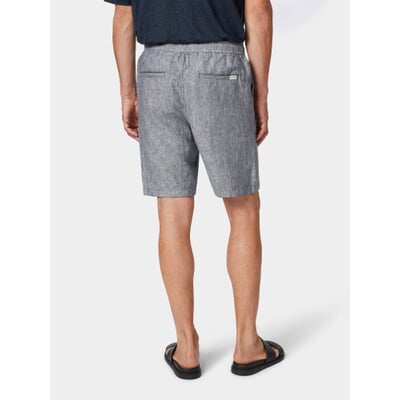 Herrenshorts Leinen, Blaumelange