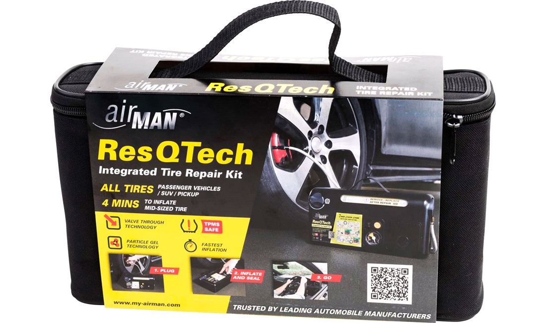 AIRMAN ResQ Tech Dæk rep.kit/kompressor