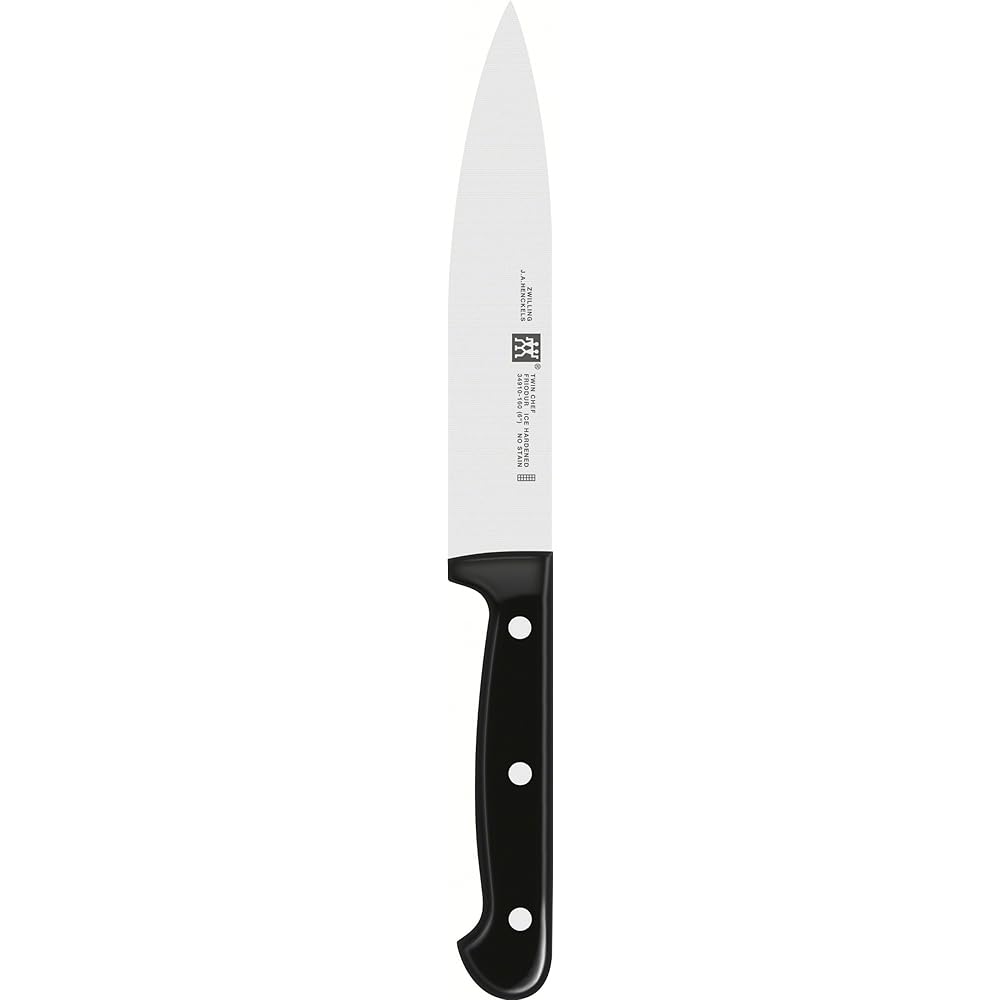 ZWILLING Bloc de Couteaux (8 pièces), Bois Clair, 28 x 12 x 32 cm, Noir, série Twin Chef 2 : Cuisine et Maison
