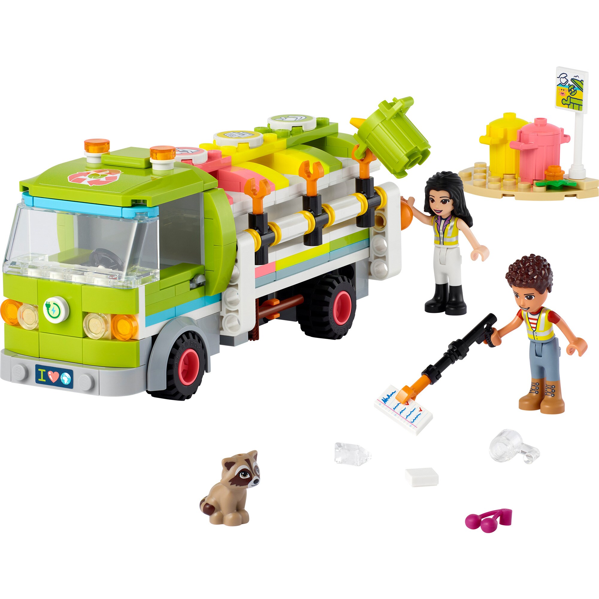 LEGO Konstruktionsspielzeug Friends Recycling-Auto