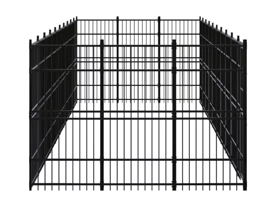 Chenil cage enclos pac noire 960 x 288 x 200 cm 02_0041825