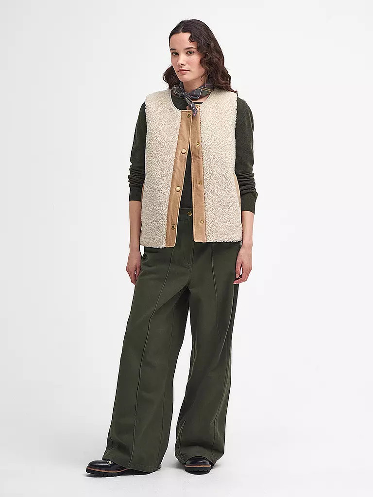 BARBOUR Gilet creme