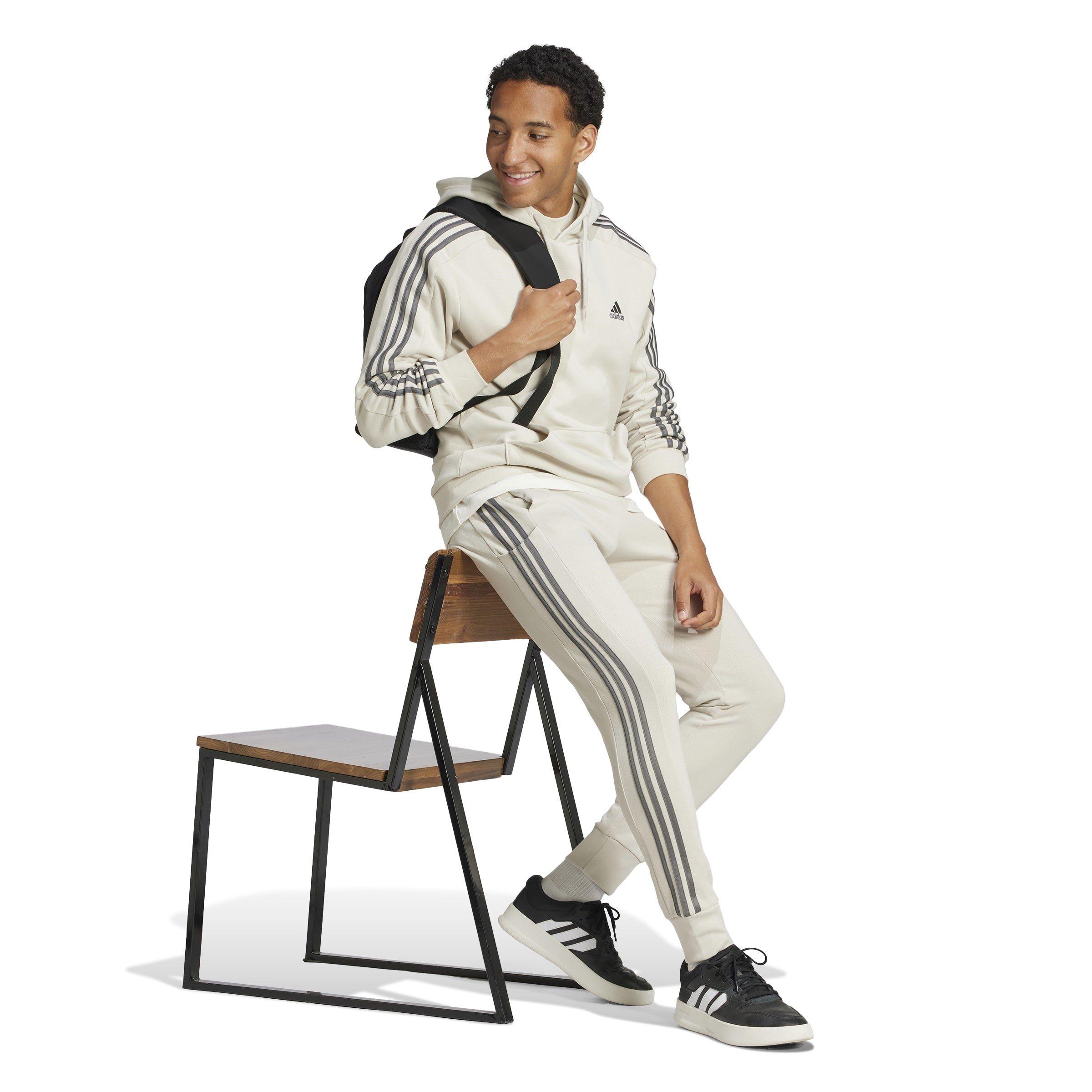 adidas Essentials Fleece 3-Stripes Hoodie Mens