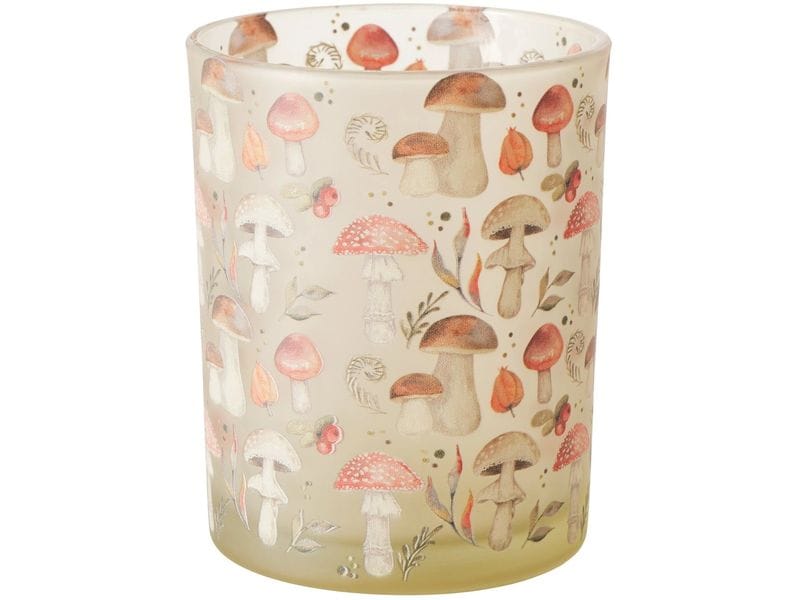 Boltze Windlicht Wilow Glas, 12 x 10 cm Dekorativer Teelichthalter