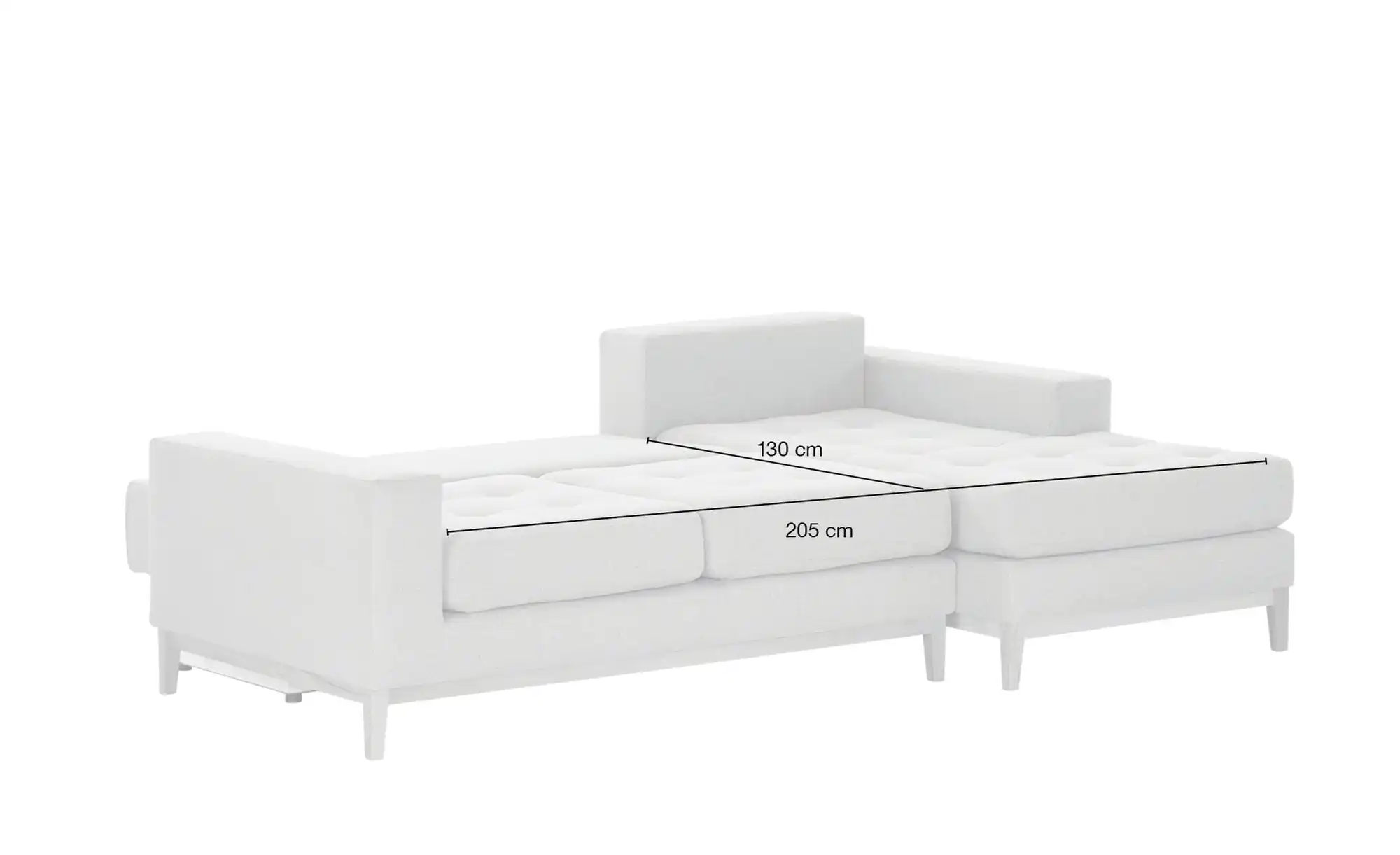 smart Ecksofa im Skandi-Look Vivien