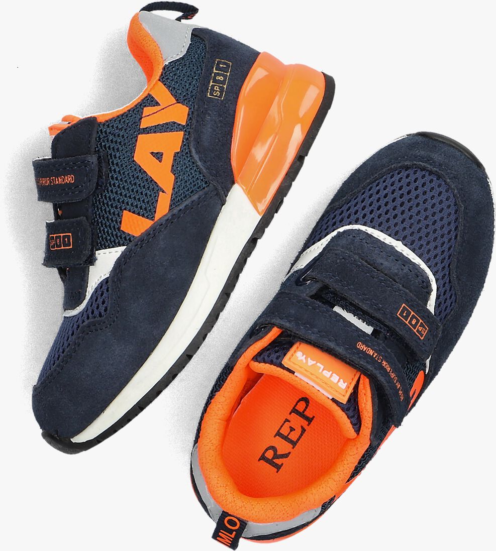 REPLAY blauwe replay lage sneakers shoot kid