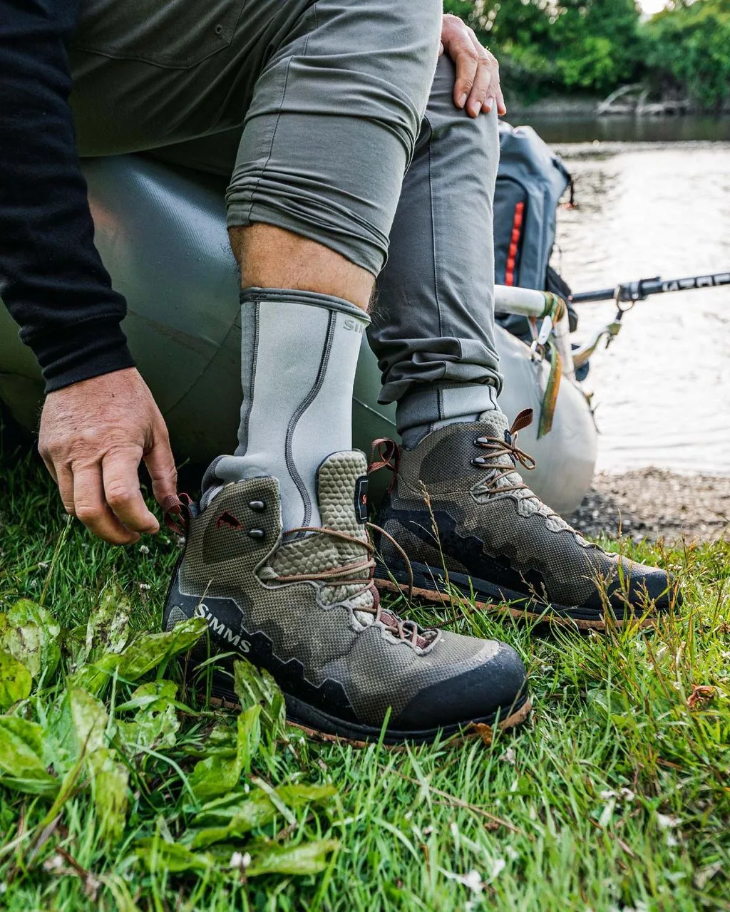 Simms Simms Neoprene Wading Sock Steel