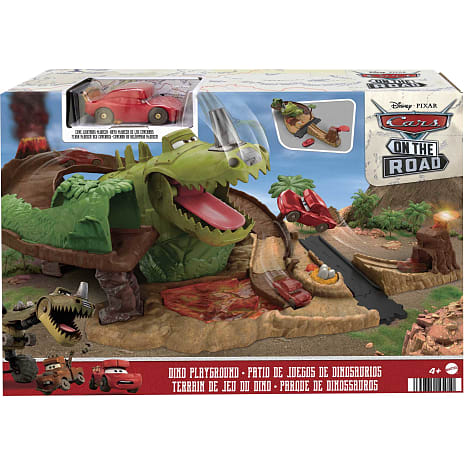 Disney Biler på tur Dino Park legesæt